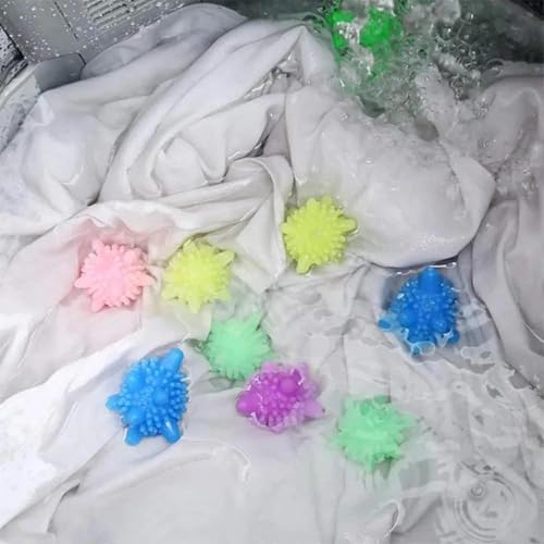 Image of Concepta Eco Friendly Washing Machine Laundry Balls Reusable Tangle Free, Scrubbing Laundry Balls, Hypoallergenic, and Chemical Free Unique Shape Best for Clean and Soft Anti-wrap Protection Washing Clothes (Pack of 15 Pis)