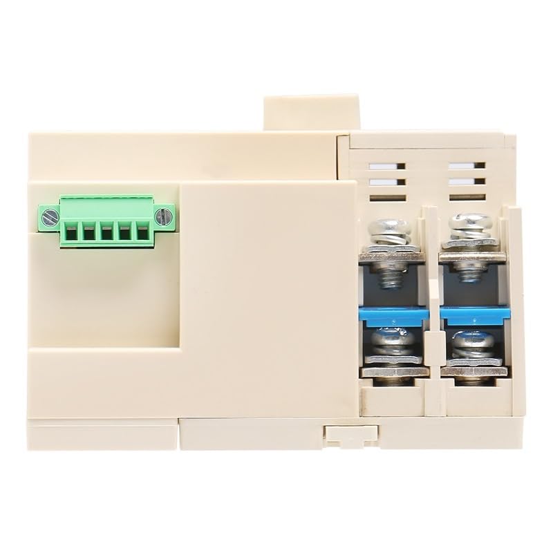 Magnetotermico 16a Interruptor de transferencia automática de energía solar 2P 3P 4P 63A AC220V ATS Sistema fotovoltaico de energía a la ciudad Magnetotermico (Color : 2P 100A, Size : PV 110V)