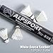 ALPSPORT 808 12 Pack White Goose Feather Badminton Shuttlecocks Birdies, High Speed Training Shuttlecock Balls with Great Stability and Durability for Indoor Outdoor Sports