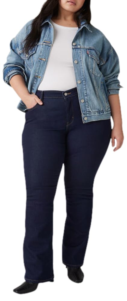 Levi's Women's Plus Size 315 Shaping Bootcut Jeans, Darkest Sky, 22 S