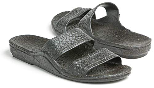 Sandalias de Jesús en color negro de estilo hawaiano para verano