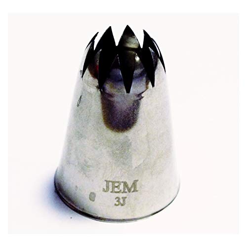 JEM #3J Large Curved Star Savoy Icing Piping Decorating Nozzle Tip Tube Cake Dec