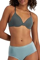 Bonds Women's Invisi T-Shirt Bra, Smoked Jade, 10D
