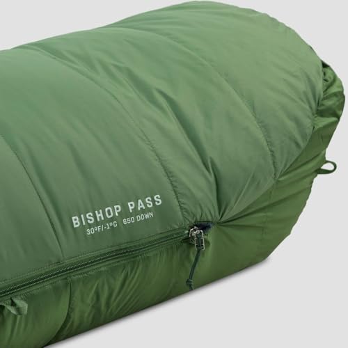 Mountain Hardwear, Bishop Pass Bolsa de Dormir: 30F Plumas, Fernwood, Largo/Cremallera Izquierda miniatura 5