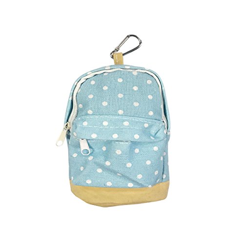 Image of Wrapables Mini Backpack Pencil Case Pouch, Blue
