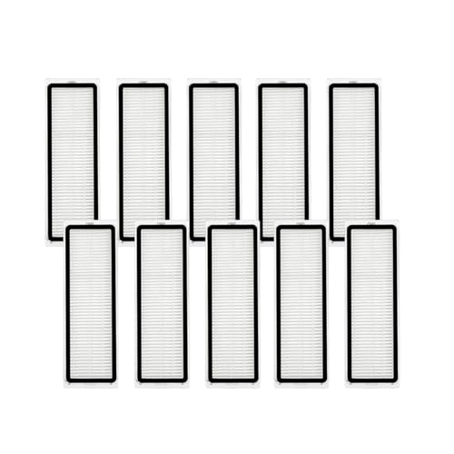 Tbrov Compatible con Xiaomi Robot Aspirador S20 + Plus B108GL/ S10 + Plus B105, Piezas de Cepillo Lateral de Rodillo Principal, Filtro Hepa, Accesorios de paño de mopa(Multi)