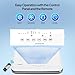 ROVSUN 5.2Gal Portable Swamp Cooler, 1400CFM Evaporative Air Cooler, 3-IN-1 Cooling Fan with Remote Control, 12H Timer & 4 Ice Box, 3 Speeds, Humidifying Oscillating Fan for Indoor or Outdoor