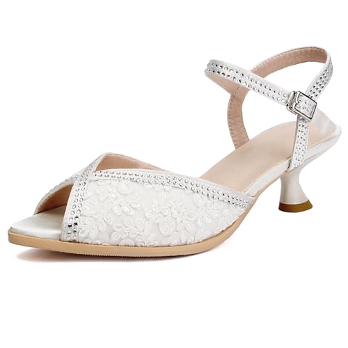 Sandales kitten peep toe slingback Lizoleor chaussure talon aiguille bas été