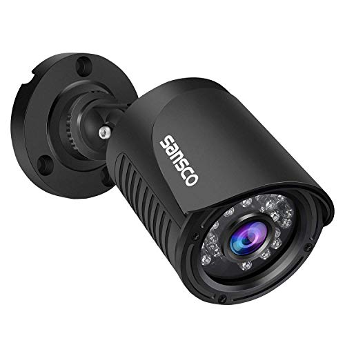 SANSCO True 1080p CCTV Security Camera (Bullet), 2.0MP High Definition, 3.6mm Lens Wide Angle, Improved Day/Night Vision, Waterproof & Vandalproof, Indoor/Outdoor Use