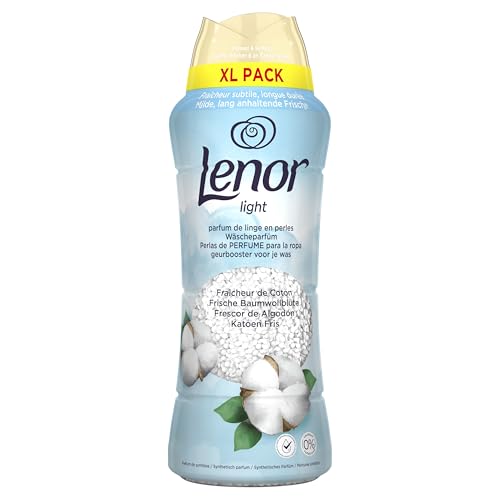 Lenor Light Parfum De Linge En Perles, Environ 41 Lavages (495g), Parfum Fraîcheur de Coton,...