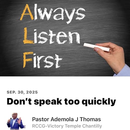 Don't speak too quickly. Podcast Por arte de portada