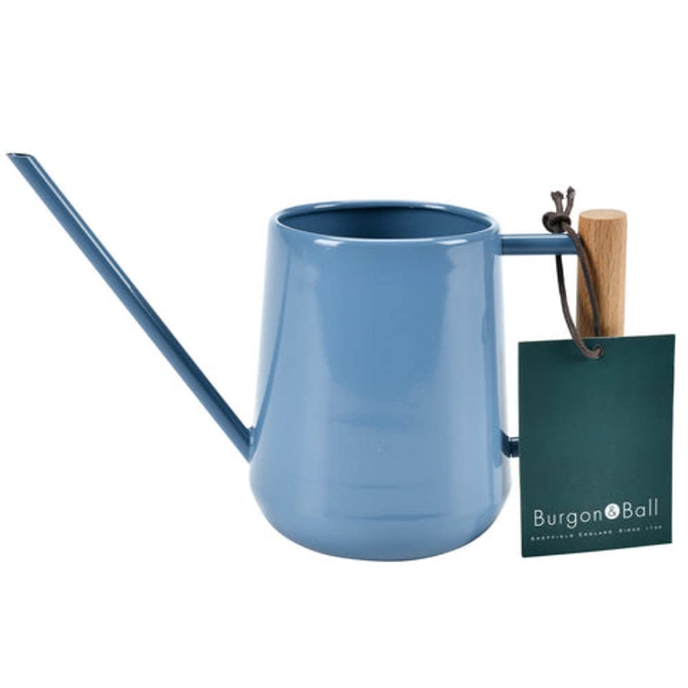 Burgon & Ball Gießkanne für den Innenbereich, 0,7 Liter, blau