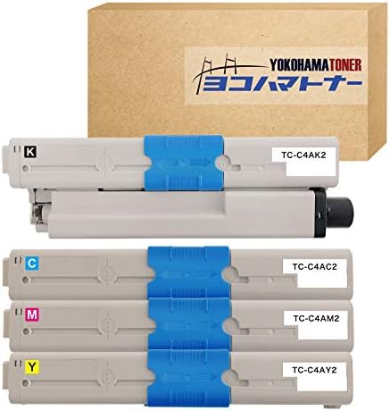 Amazon.co.jp: OKI用 再生 TC-C4A 増量版 4色セット TC-C4AK2 TC-C4AC2 