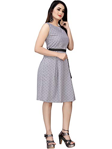 Image of AA Creation Women's Fit And Flare Knee Length Dress