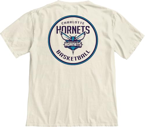 Image of Blue 84 NBA Unisex-Adult NBA Officially Licensed T-Shirt Ringspun Front /Back Ivory