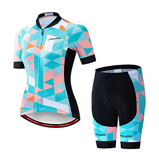 Women Cycling Jersey Set Summer Cycling Clothing MTB Jersey Set Quick Dry Breathable Summer Bicycle Uniforms