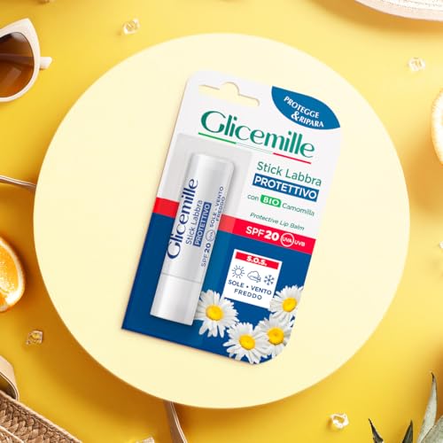 GLICEMILLE | Schutz-Lippenstift, LSF 20, mit Bio-Kamille, 5,5 ml