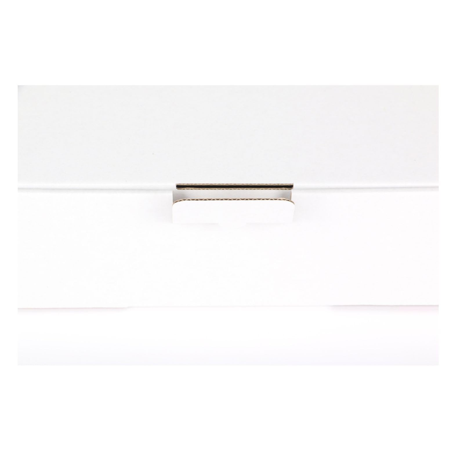 Karton 350 x 250 x 80 mm mit Seitenverschluss (200 Stück), DHL Kleinpaket, Versandkarton, Faltkarton, Schachtel, weiß