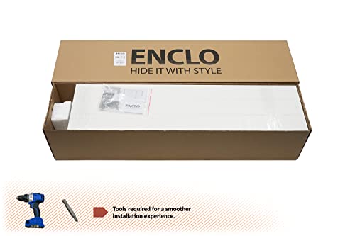 Enclo Privacy Screens Zp19014 No Dig Premium Vinyl Privacy Fence Screen Kit, 48" W X 48" H, 2 Panels, White, Unassembled #TOP5