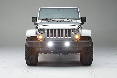 Rugged Ridge 12034.41 Nighthawk Light Brow, Black, Molded, Paintable; 07-18 Jeep Wrangler Jk #TOP3