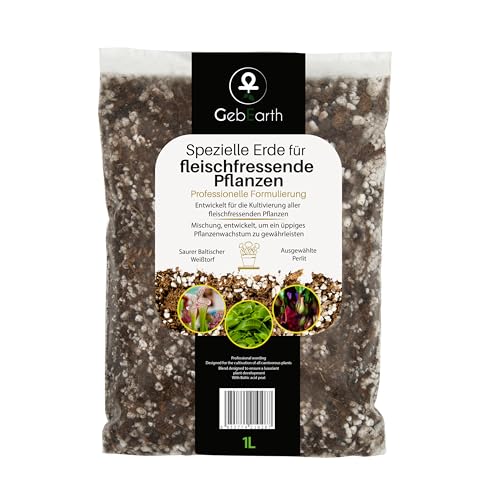 GebEarth® | Fleischfressende Pflanzen Erde | Saurer pH-Wert 3,9 |...