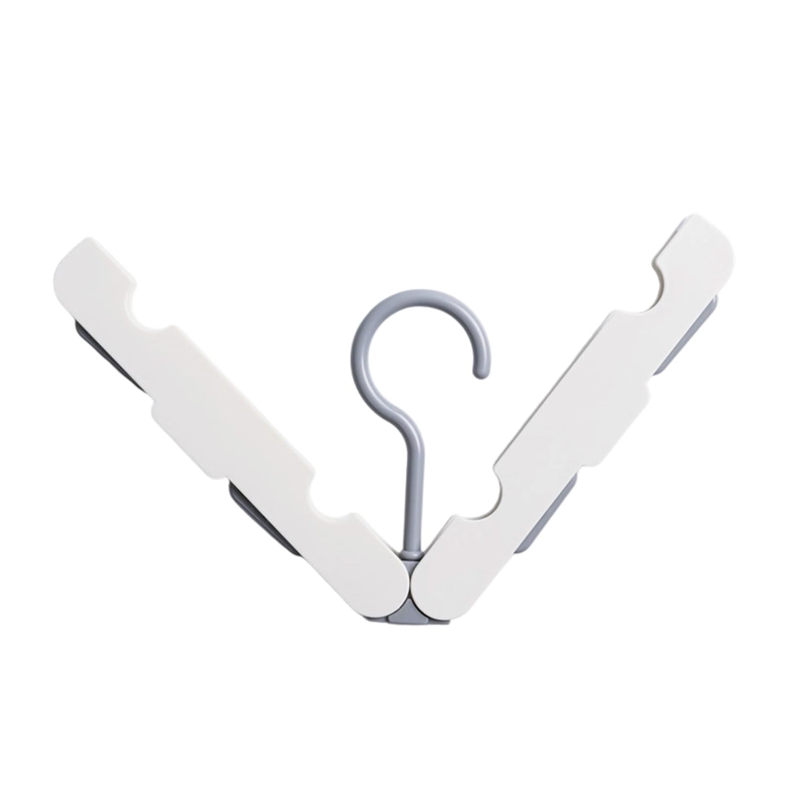 LUCKGONI Portable Foldable Clothes Hanger for Travel Folded Expanded ABS Sturdy Nonslip Multiple Color