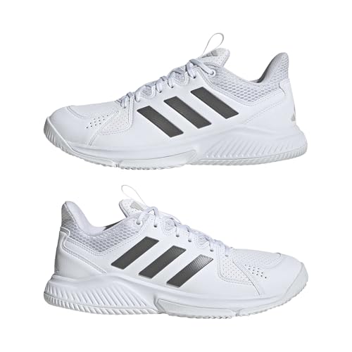 adidas Damen Court Flight Shoes, FTWR White/Grey, 39 1/3 EU – Ansicht 6