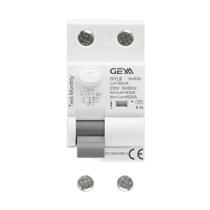 Interruttore Magnetotermico Differenziale Interruttore Differenziale Di Tipo GYL9 A RCD AC ELCB 2 Poli 40 63 30 MA 100 300 RCCB(2P 40A,300mA)