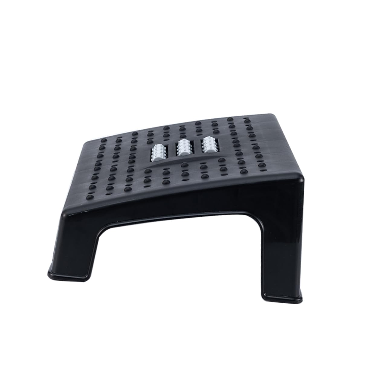 SHINEOFI 1pezzi Poggia Piedi Ergonomico Con Massaggio Per Ufficio e Casa Sgabello Per Riposo Gambe e Piedi Struttura Antiscivolo e Comodo Supporto Per Sedute Prolungate