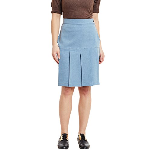 Image of Rider Republic Women's Pencil Midi Skirt (312091-28 Light Blue 28)