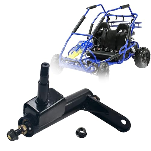 Right Spindle Steering Knuckle with Ball Joint Assembly for Coleman CK196-T, KT196 & Other 196cc 6.5HP Gas-Powered Go-Karts and Off-Road 4-Wheeler Quad