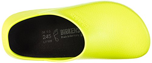 Image of Birkenstock Women's Super-Birki Clogs, Yellow Neon Yellow, 5.5 us