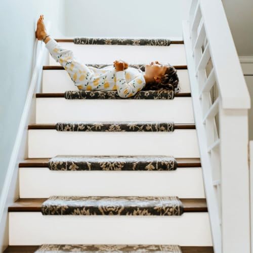 Kit de relooking d'escalier, ensemble sophistiqué de transformation d'escalier 55 / couleur personnalisée
