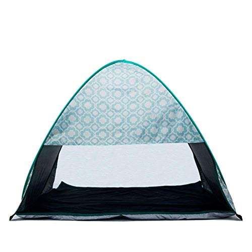 Carpa portátil camping para 2-3 personas azul 140x160x110cm miniatura 2
