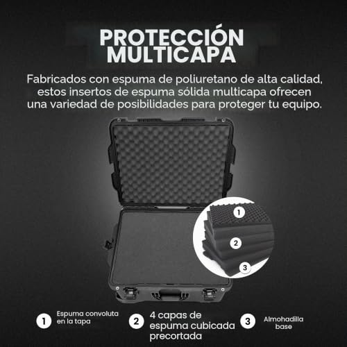 Nanuk 960 funda rígida estanca para proteger equipos de la humedad 3