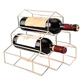 Fuerte y resistente, el estante de vino Vertex será una adición bienvenida en cualquier entorno.