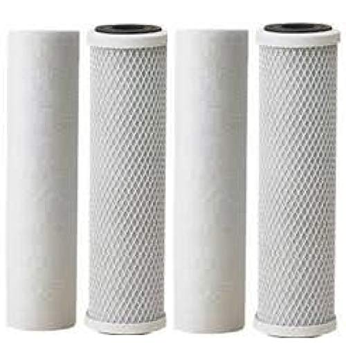 Replacement Filters Standard Sized 2 Bone Char Carbon 2 Sediment Filters