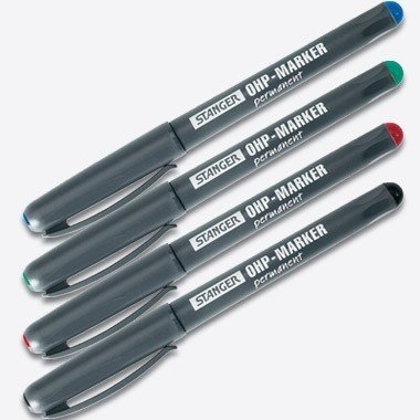 Stanger 710021 Folienmarker M permanent, blau