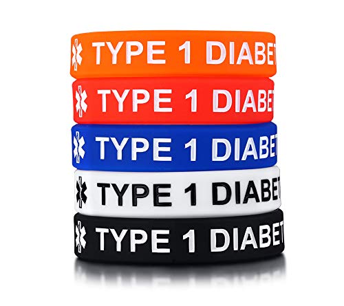 Pulseras de silicona para diabeticos evite riesgos medicos con este pack de 17 cm 1