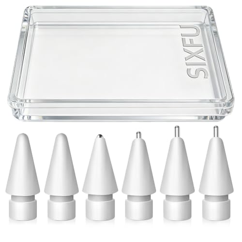 SIXFU Upgraded Tips for Apple Pencil, Mix Replacement Pencil Tips for Apple Pencil 2nd/ 1st...