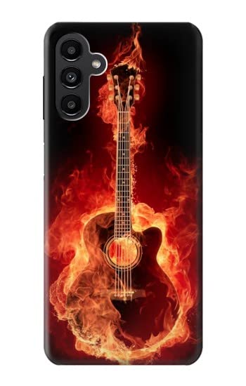 Coque Samsung A13 5G Fire Guitar Solution antichoc mince pour protéger des chutes