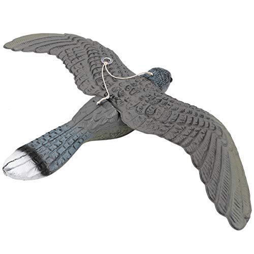Ganazono Flying Bird Hawk Decoy Simulation Bird Sculpture Plastic Hunting Bait Bird Bird Deterrant Outdoor Plants For Garden Farm #TOP4