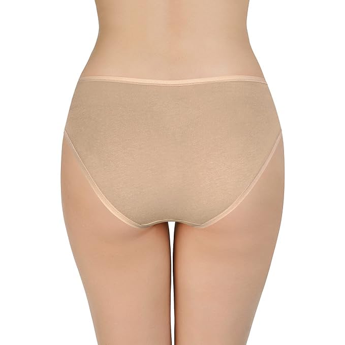 Image of LOURYN KOULYN Solid Low Rise Cotton Bikini Panty Pack(Pack of 3)