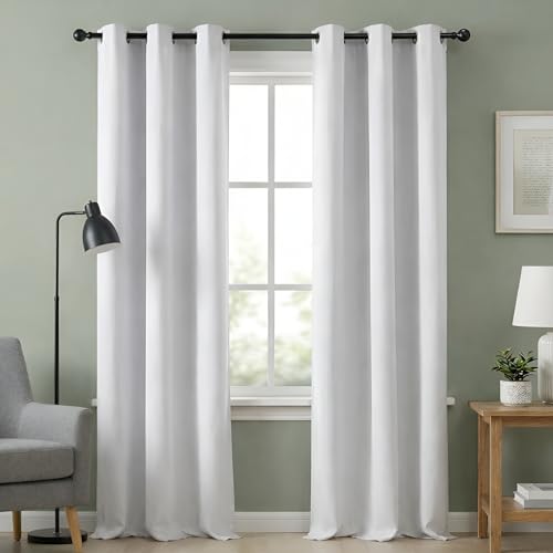 LEVOLOR Basics 100% Blackout Curtains for Bedroom or Living Room,