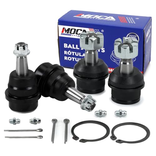 MOCA 4Pcs Front Ball Joints Comaptible with 1999-2004 for Jeep Grand Cherokee & 2007-2017 for Jeep Wrangler & 2018 for Jeep Wrangler JK