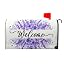 Welcome-purple Floral