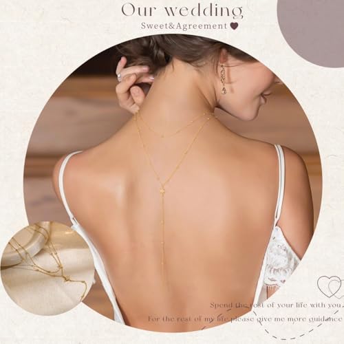 Lariat Gold Necklaces for Women - Dainty Gold Necklace Trendy 14K Gold Plated Hypoallergenic Layered Long Y-Shape Sunburst CZ T-Bar Pendant Drop Chain Necklace Set for Women Non Tarinsh Jewelry Gift4