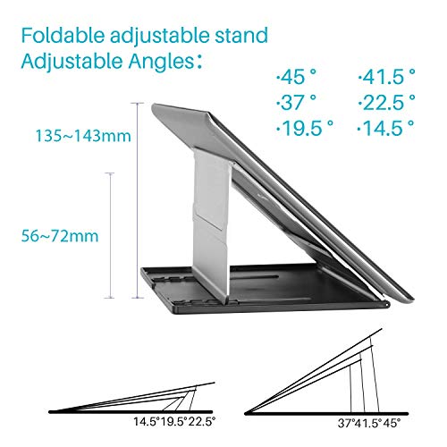 Image of HUION Drawing Tablet Kamvas Pro 16 Pen Tablet Display Tilt Battery-Free Stylus Full-Laminated 8192 Pen Pressure with Stand, Compatible with Chromebook, Windows, Mac and Linux