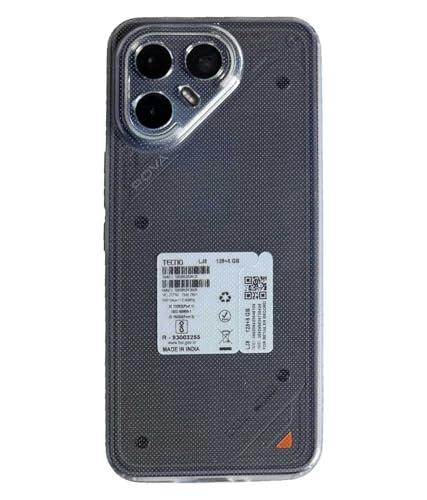 Image of Soft Silicone TPU Flexible Back Cover Compatible with Tecno Pova 7 Pro 5G