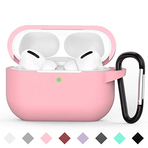 DigiHero Coque de Protection en Silicone pour AirPods Pro avec Porte-clés